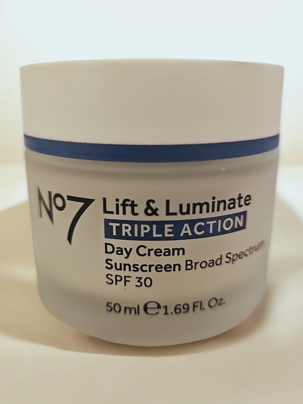 No7 Lift & Luminate Triple Action Day Cream SPF 30 - 1.69 fl oz, New